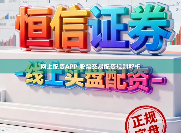 网上配资APP 股票交易配资规则解析